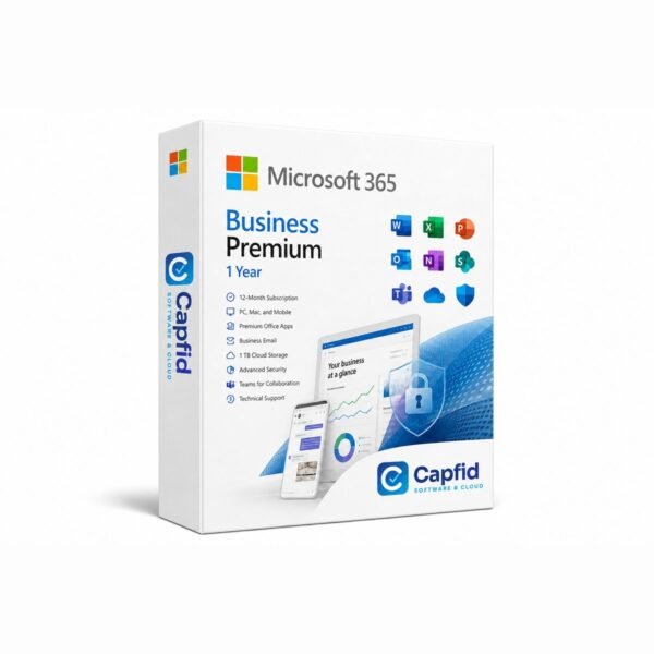 Microsoft 365 Business Premium – digital license from Capfid